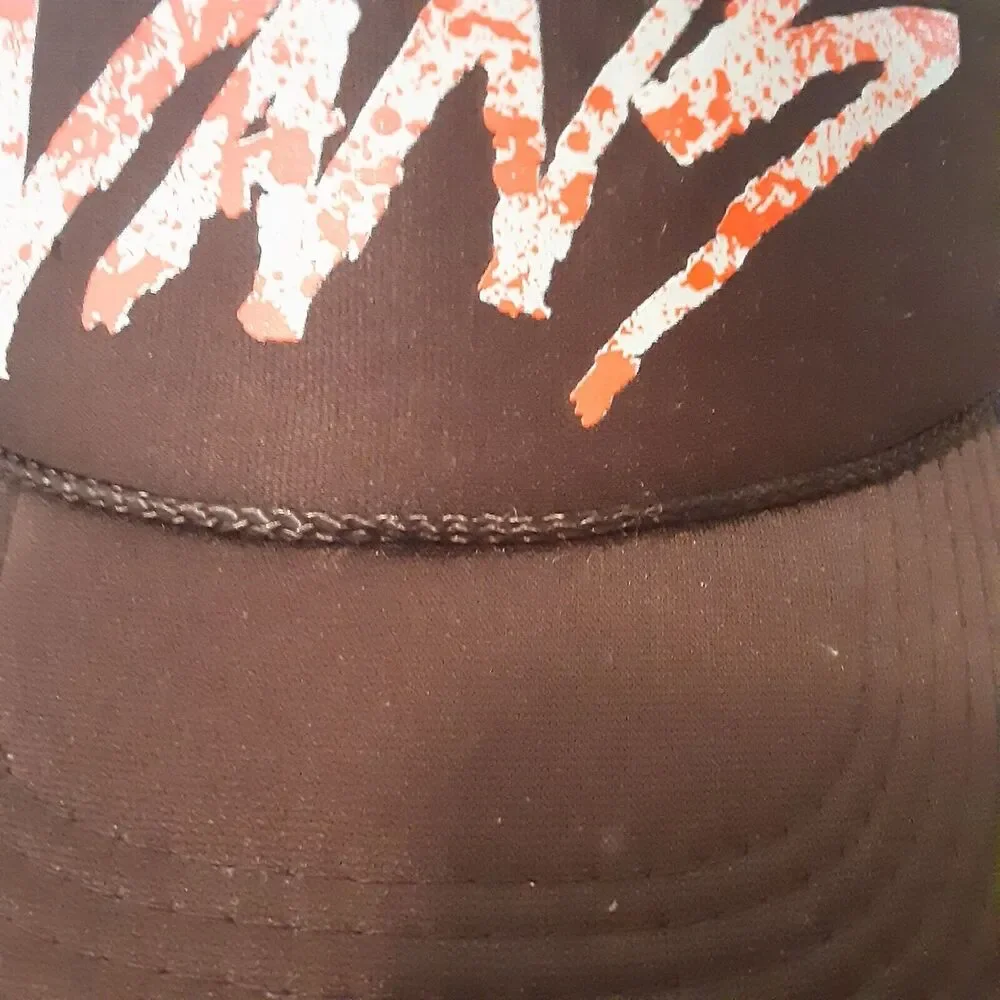 Vtg Vans Trucker Hat Mesh Snapback Rope Cap Skater